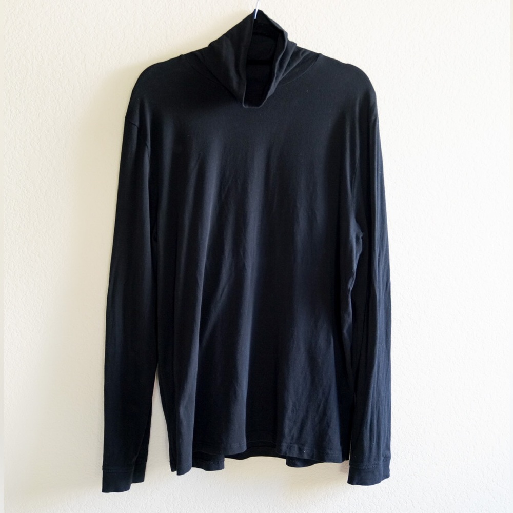 Topman - Long Sleeve - Turtleneck - Black - US - XXL